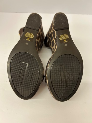 Lauren Ralph Lauren Keilsandalen Damen 8 Giraffen Tiermotiv Plateauschuhe - Bild 9 von 11