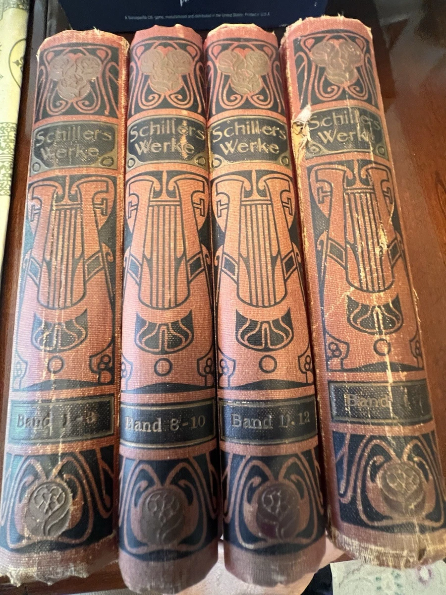 Friedrich Schiller Antiquarian & Collectible Books in German for
