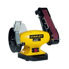Touret à meuler 330W Meule Ø150mm et Bande de ponçage STANLEY