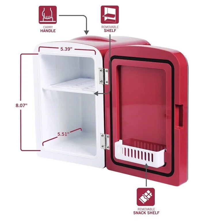 Harry Potter Red Gryffindor 4L 6 Can Cooler Mini Fridge Perfect Gift eBay