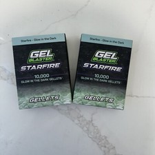 2 Boxes Of Gel Blaster Starfire Glow in the Dark Gellets 10,000 Per Package