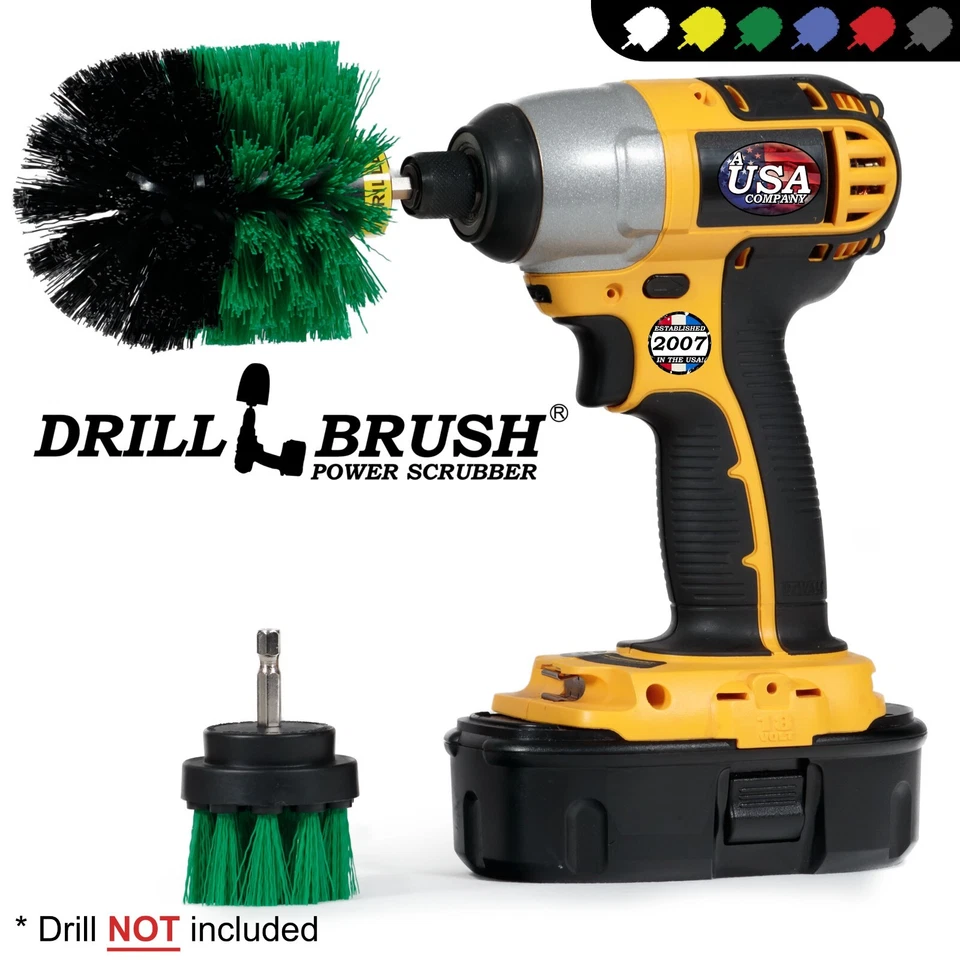 Cepillo de baño eléctrico cepillo eléctrico para azulejos y lechada cepillo pequeño para orugas de ducha Foto 4 de 4