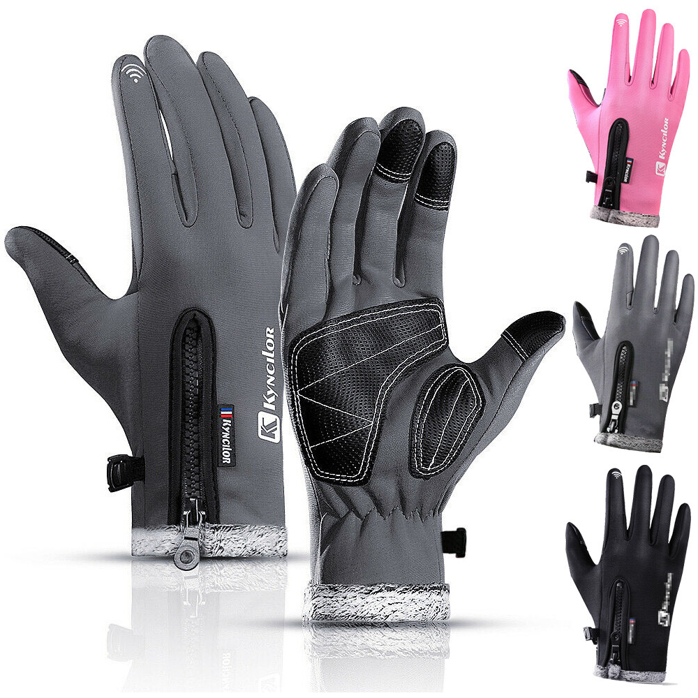 Winter Gloves Waterproof Driving Warm Windproof Full Fingers Skiing Outdoor Work-image