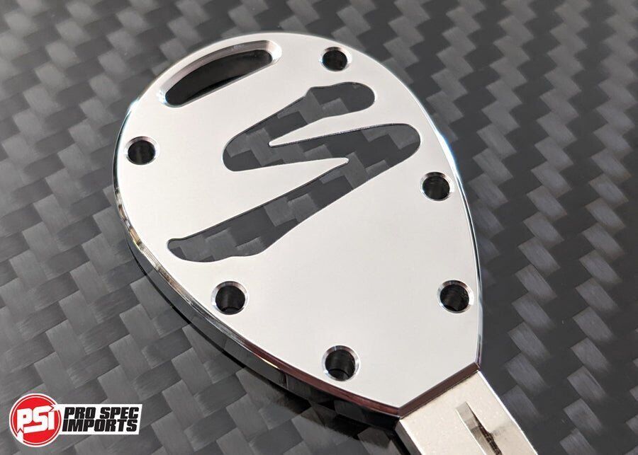 Mk4 Supra Key Blank - Carbon X Titanium Series - Premium Polished