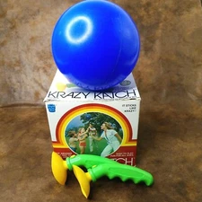 Krazy Katch Outdoor Game Ball Catch It Throw It Vintage 1979 Castle Rock USA