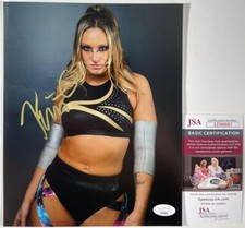 AEW All Elite Wrestling Kris Statlander Signed 8x10 Photo D Autograph JSA COA