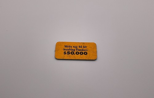 Board Game Parts: SIMPSONS GAME OF LIFE, Milton Bradley, 2004 replacement pieces - Picture 38 of 53