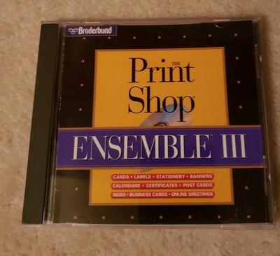 broderbund the print shop 3.0 professional broderbund the print shop 3.0 professional