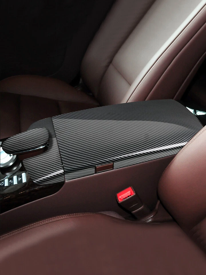 Armrest Box Protect Cover ABS Carbon Fiber For Mercedes Benz S Class W221 08-12 - Изображение 2 из 4