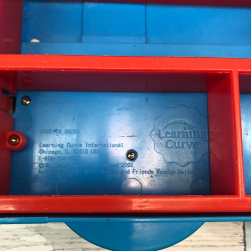 Thomas The Tank Engine Carry Case Learning Curve Gullane 2002 + 8 wooden rare - Picture 17 of 20