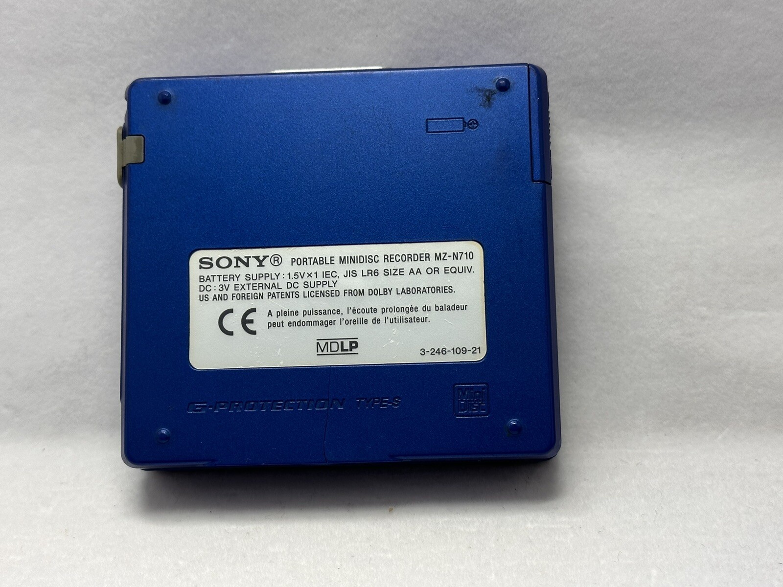 Sony MZ N710 portable minidisc player recorder With Sony Microphone. eBay