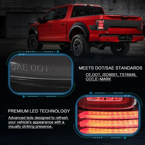 2Sets VLAND Headlights & LED Tail Lights For Ford F150 Pickup Truck 2015-2017 - Picture 8 of 12