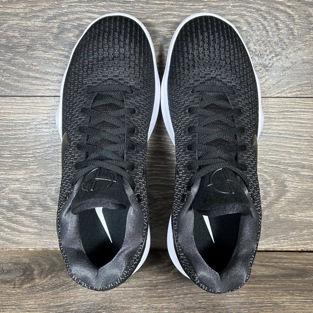 Nike Men's Hyperdunk 2017 Low Black White Athletic Basketball