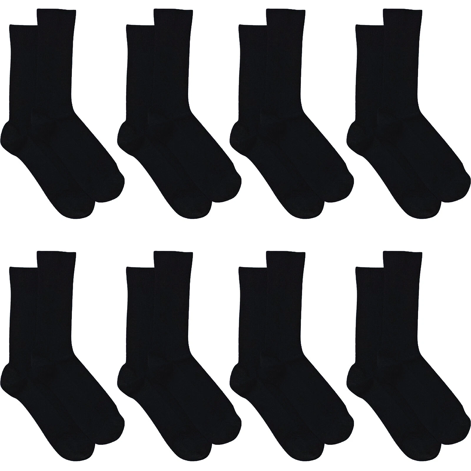 8 Pairs Holeproof Mens Merino Wool Blend Crew Everyday Socks Black Bulk S10012
Opens in a new window
