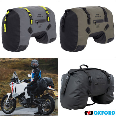 Oxford Aqua D50 wasserdichte Motorrad Seesack Roll Hecktasche Hecktasche 50L