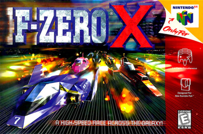 F-Zero X Nintendo 64 N64 BOX ART Premium POSTER MADE IN USA