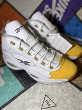 Allen Iverson Reebok Question Mid Size 12 Men’s Lakers Colorway