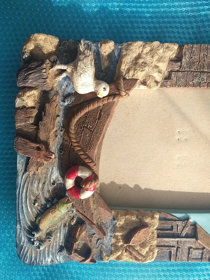 Nautical Coastal Sea Life 4 x 6 Sand Seagull Seashells Beach Photo Frame  - Image 3 of 4