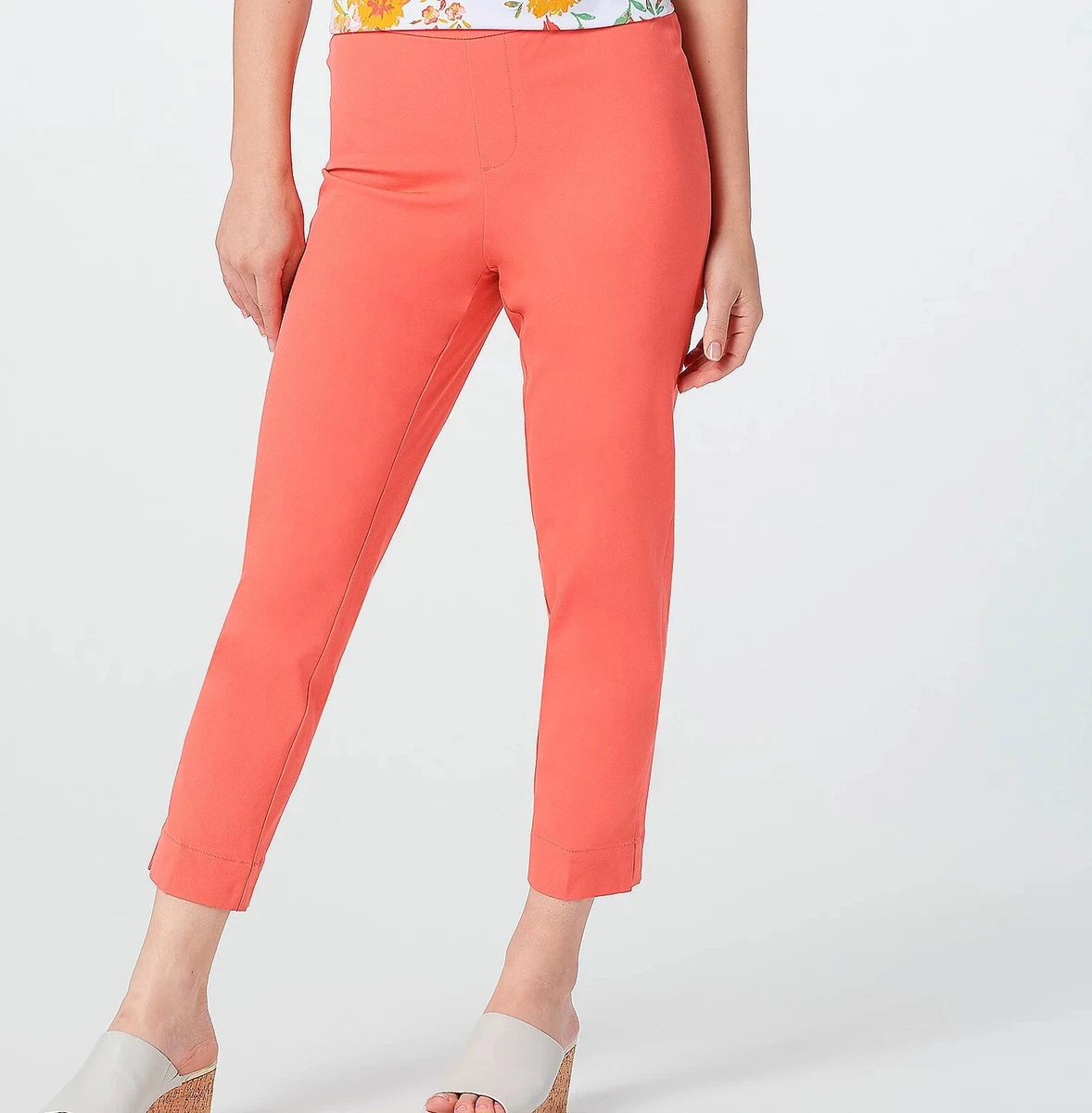 Isaac mizrahi 24 7 shop crop pants