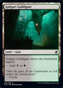 Golgari Guildgate x4 - Commander 2019 - NM-Mint, English - Commander 2019
