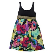 Forever 21 twenty One Floral Summer Dress With Glitter Detail Size S