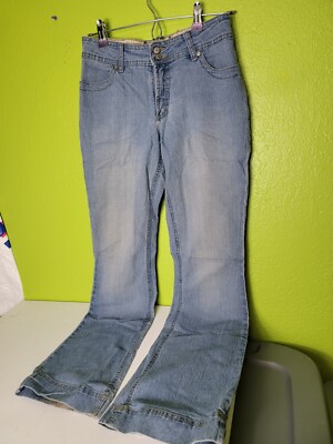 No Boundaries Stretch Jeans Pants Juniors Size 5 Blue Denim