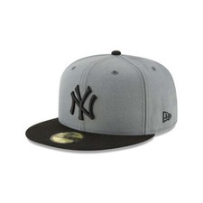 Authentic New Era MLB OnField 59Fifty Fitted Cap NY Yankees Gray/Black
