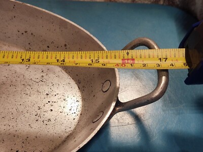 Vintage #36 Tournus Aluminium Aluminum Roasting Oval Baking Pan