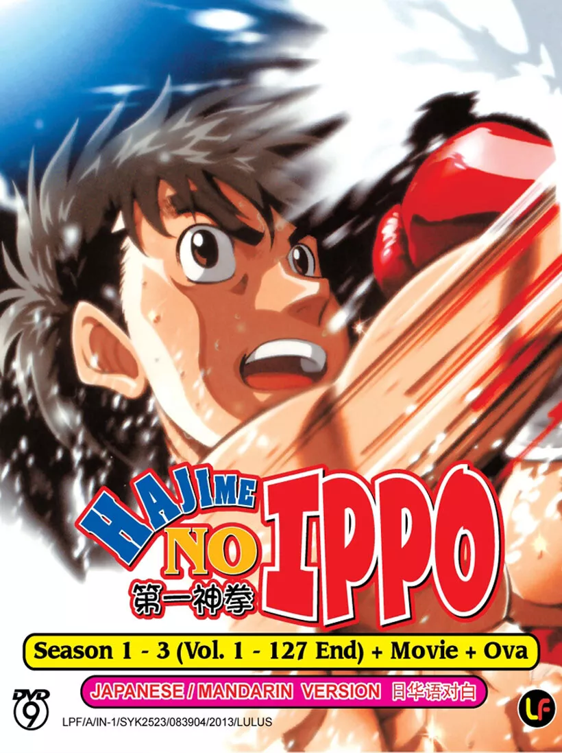 DVD Anime Hajime No Ippo Season 1-3 Vol.1-127 End + Movie + OVA English  Subtitle