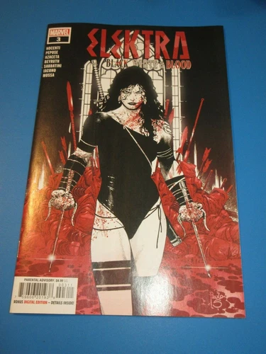 Elektra Black White and Blood #3 Great A Cover NM Gem Wow 