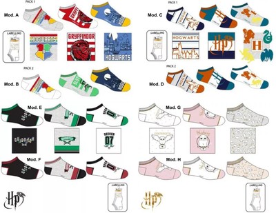 ABVERKAUF - Harry Potter Socken 3er Pack Kindersocken Sneaker je. 2,49 
