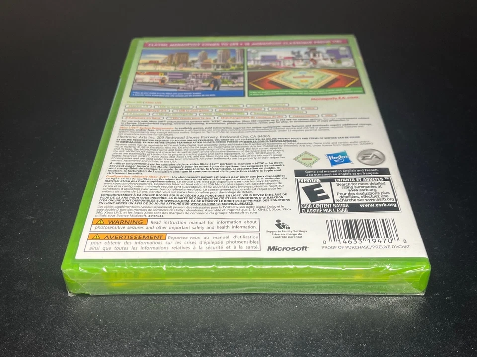 Monopoly Streets Xbox 360 2010 🔥Fast Shipping🔥Factory Sealed w/ crack on case - Image 3 of 3