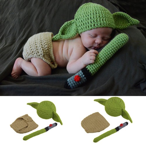 BABY YODA COSTUME - newborn - neonati - outfits - STAR WARS vestiti per  bimbi | eBay