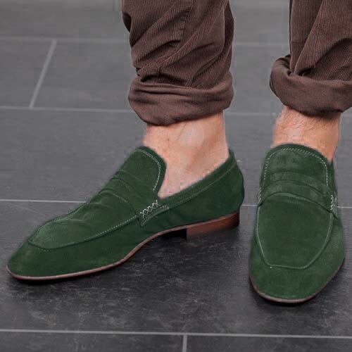 靴 BALLY Green suede loafers 24cm Bally of Switzerland Hunter Green Suede Loafers Size 8.5 B