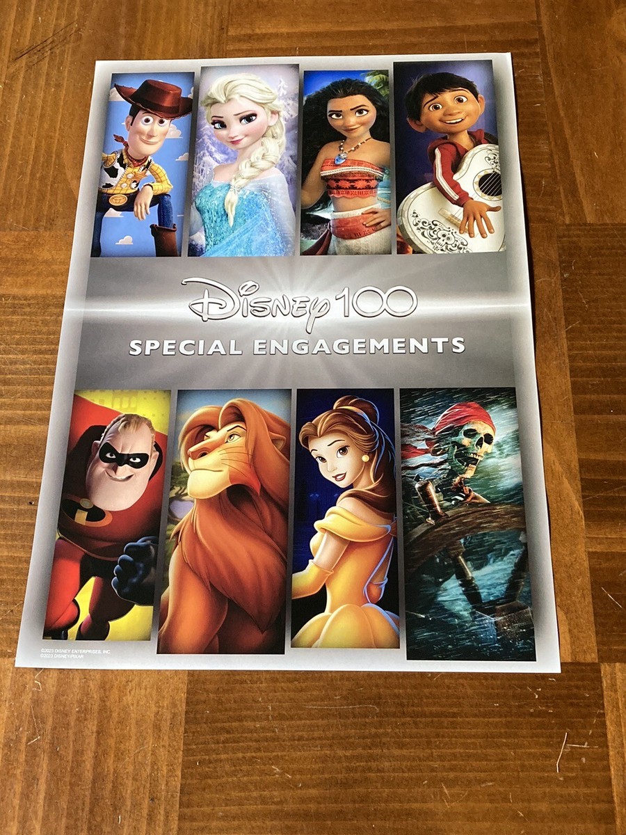 Disney 100th Anniversary Poster (November 2023 Movie Re-Releases