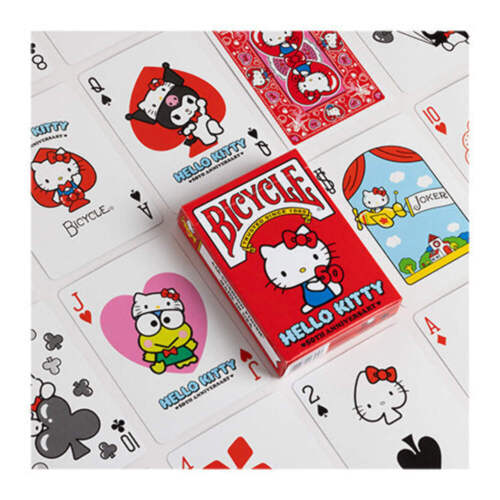 Bicycle Hello Kitty 50th Anniversary Playing Cards - Picture 4 of 4
