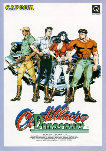 Cadillacs And Dinosaurs Capcom Arcade Glossy Promo Ad Poster Unframed A0224