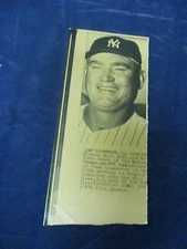1980 MLB Johnny Mize New York Yankees Vintage Wire Press Photo