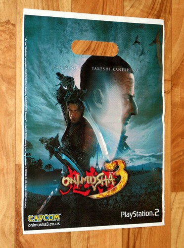Resident Evil 1 4 Outbreak PS 2 Capcom Promo Shopping Plastic Bag like Poster - Picture 6 of 12