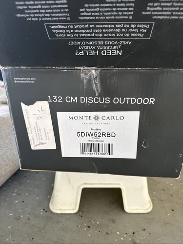 (Brand New) Generation Lighting 5DIW52RBD 52" Ceiling Fan - Picture 3 of 3