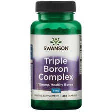 Boron Supplement 3mg Triple Complex 250 Capsules Swanson
