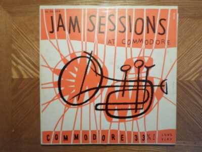 COMMODORE DG LP RECORD/jam session at commodore/HACKETT CONDON MORTON/RUSSELL/EX