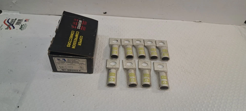 9x Morris Cobre Barril Largo 1 Agujero Tacos de Compresión - 94258 MLLC 250-1/2 Foto 3 de 4