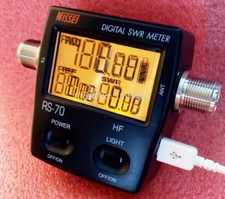 Swr-Messgerät / Leistungsmesser NISSEI RS-70 Digital HF / 6MT,Frequenz Von 1.6 A