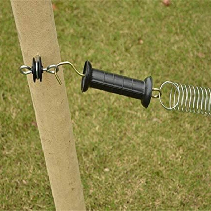 Livestock Farm Electric Fence Door Handle with Insulator Cattle, Sheep