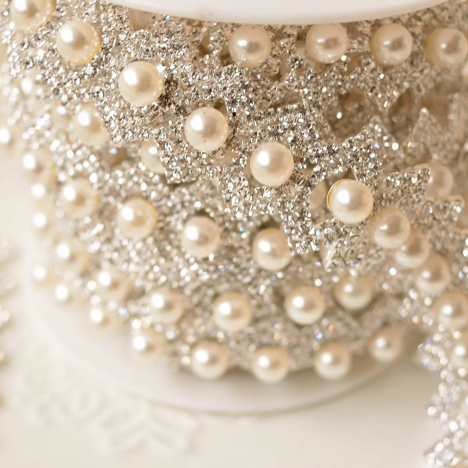 Cinturón de vestido de novia con faja de diamantes de imitación de perlas