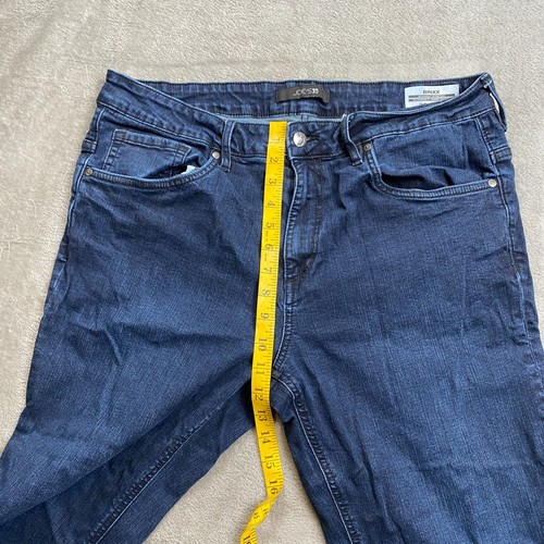 Joe's Brixx Jeans Men's 36x30 Blue Denim Dark Wash Stretch Straight Leg Zip Fly - Picture 6 of 13