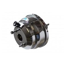 8 Inch Dual Diaphragm Power Brake Booster - Chrome Plated - Leed Brakes Pb09