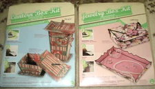 Lot of 2 Prym-Dritz InnerFuse Kits - Set Lantern Box, Jewelry Box & Vanity Tray