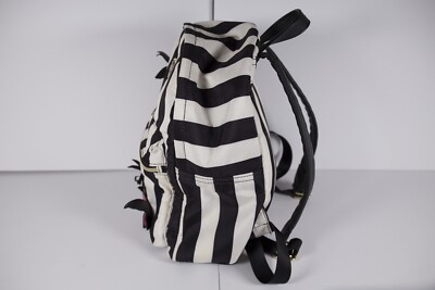 NWT BETSEY JOHNSON BLK / WH STRIPED LARGE NEW  “UNICORN PANDA” BACKPACK.
VHTF Betsey Johnson UniPanda Mini Backpack Panda Unicorn Black  main image 4
